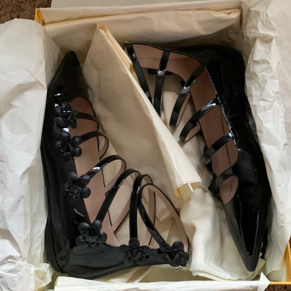 FENDI flower flats 38